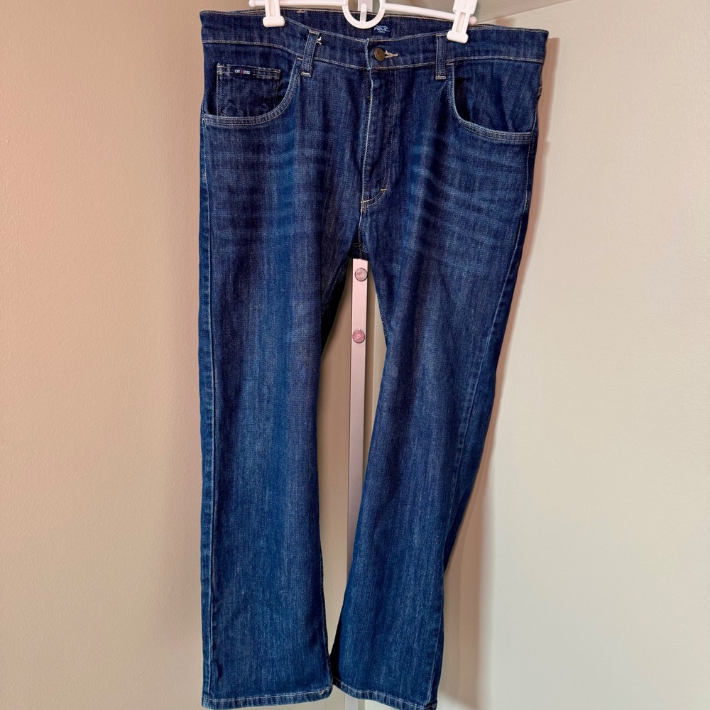 Tyndale Versa FRMC Flame Resistant Jeans Men 34x30 Dark Wash Denim Workwear‎